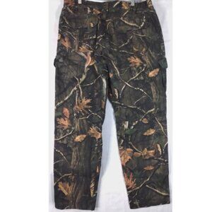 CQR Camo Tactical Pants Mens 38x32 Ripstop Cargo Hunting TLP130 Elastic In Waist